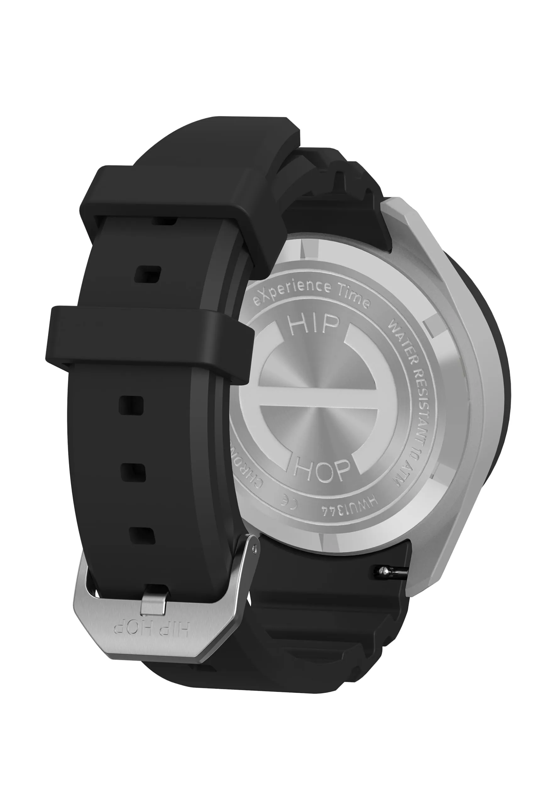 HIP HOP Orologio Uomo, Bracciale in Silicone, Cassa 42 cm - immagine 4