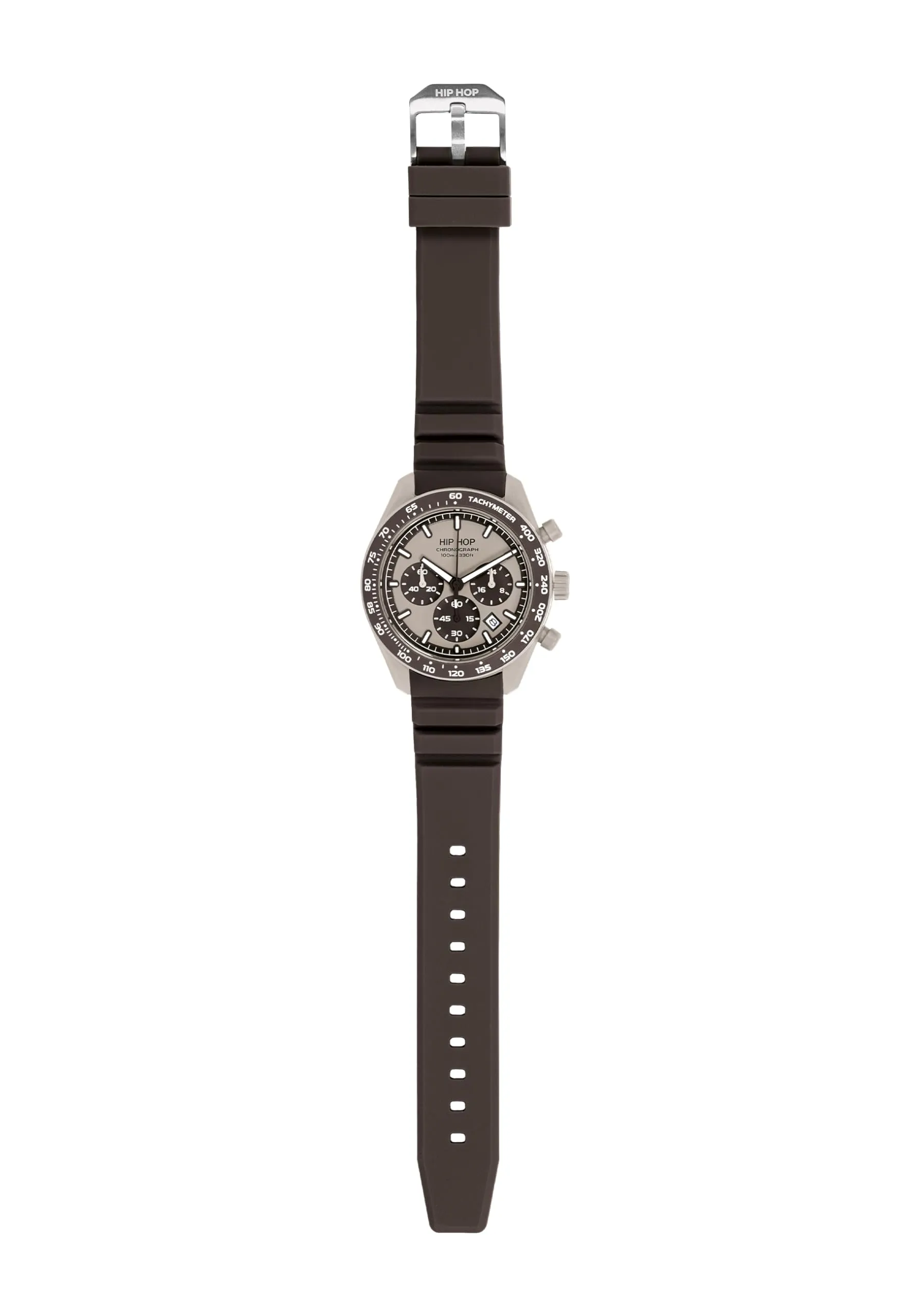 HIP HOP Orologio Uomo, Bracciale in Silicone, Cassa 42 cm - immagine 3