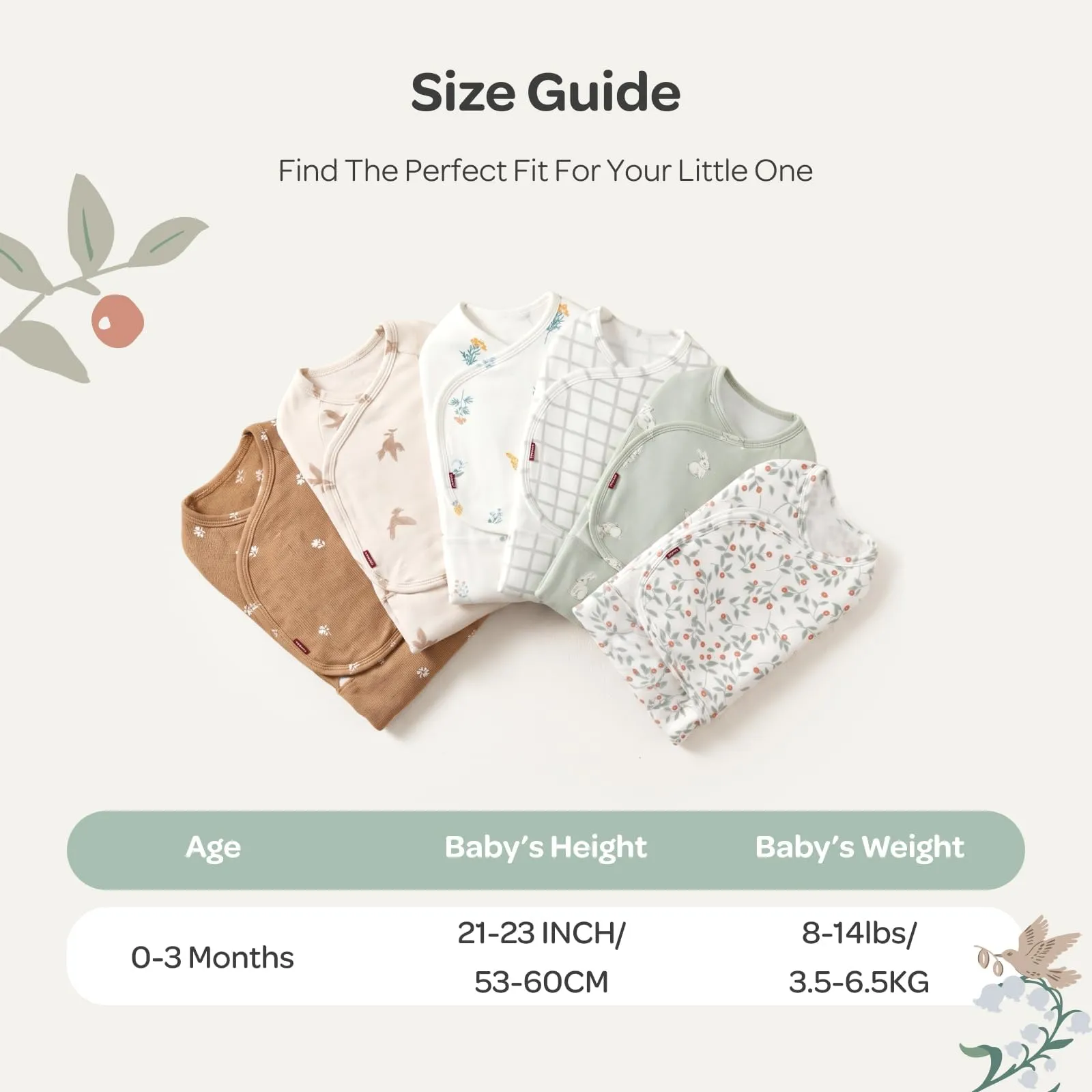momcozy Swaddle Neonato 0-3 Mesi Sacco Nanna Bambù 2 Pezzi Verde Salvia - immagine 2