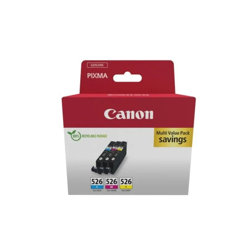 Cartucce d'inchiostro Canon 4541B019 Ciano Magenta Giallo Multipack 3 pezzi compatibile PIXMA - immagine 1