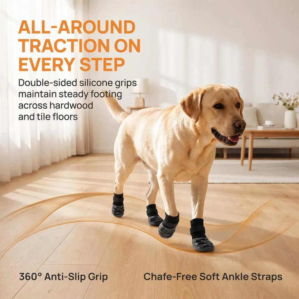 Calzini Antiscivolo per Cani con Grip Extra-Spesso – per Pavimenti Duri - immagine 3