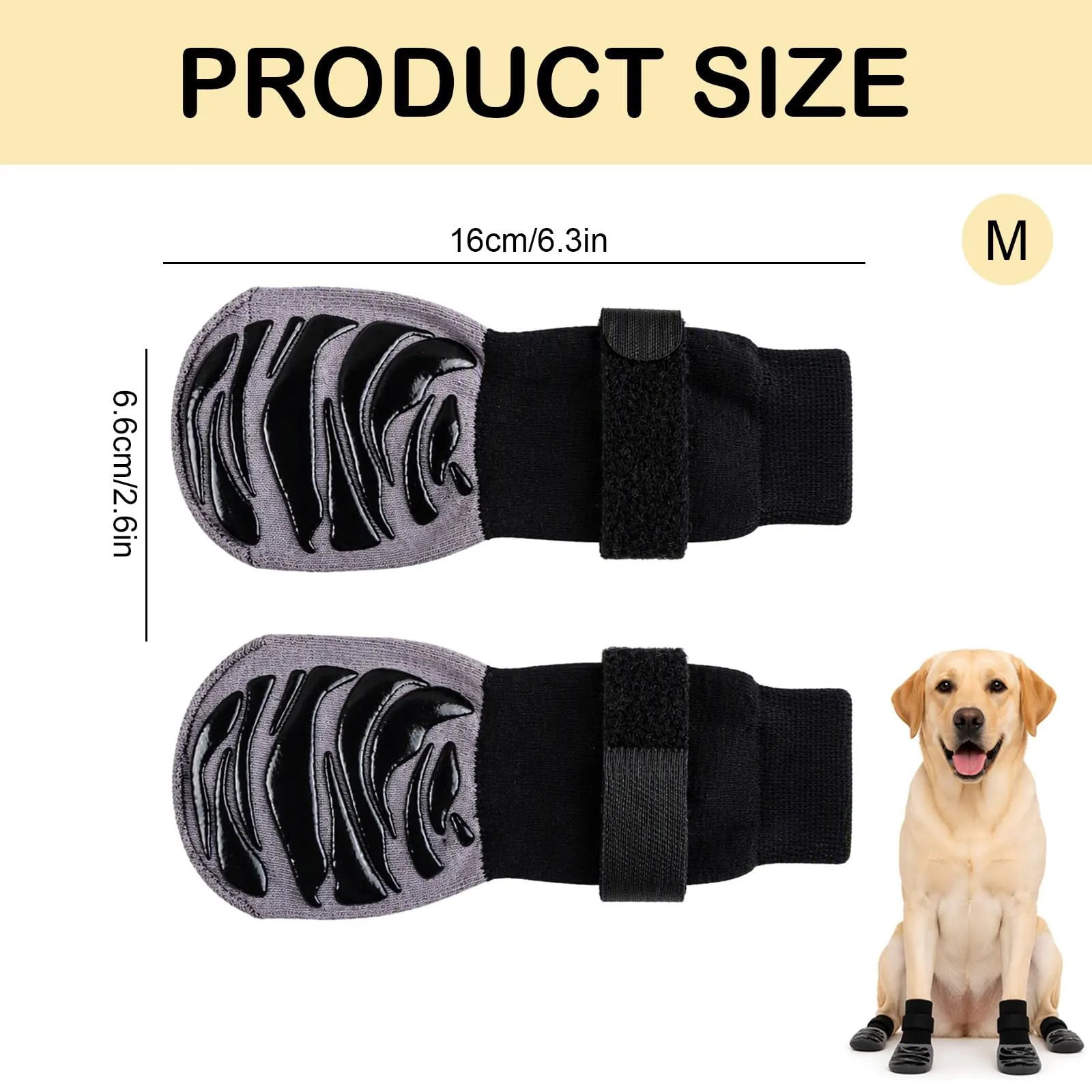 Calzini Antiscivolo per Cani con Grip Extra-Spesso – per Pavimenti Duri - immagine 6