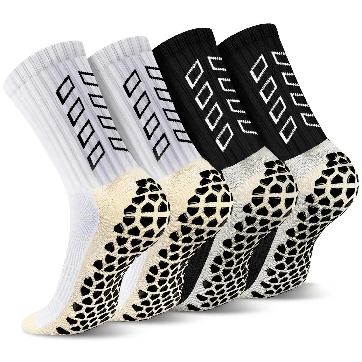 Calze Antiscivolo Calcio Uomo 37-45 Calzini Grip Socks per Football Running - immagine 1