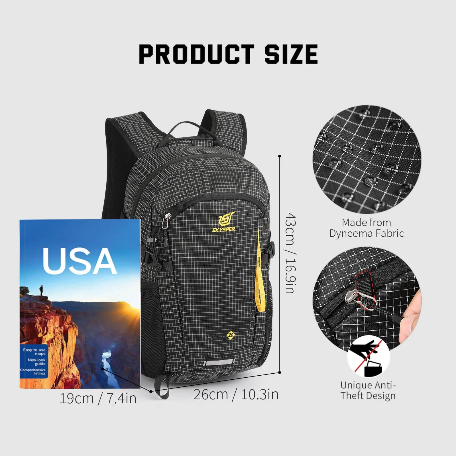SKYSPER Zaino da Hiking 20L - immagine 6