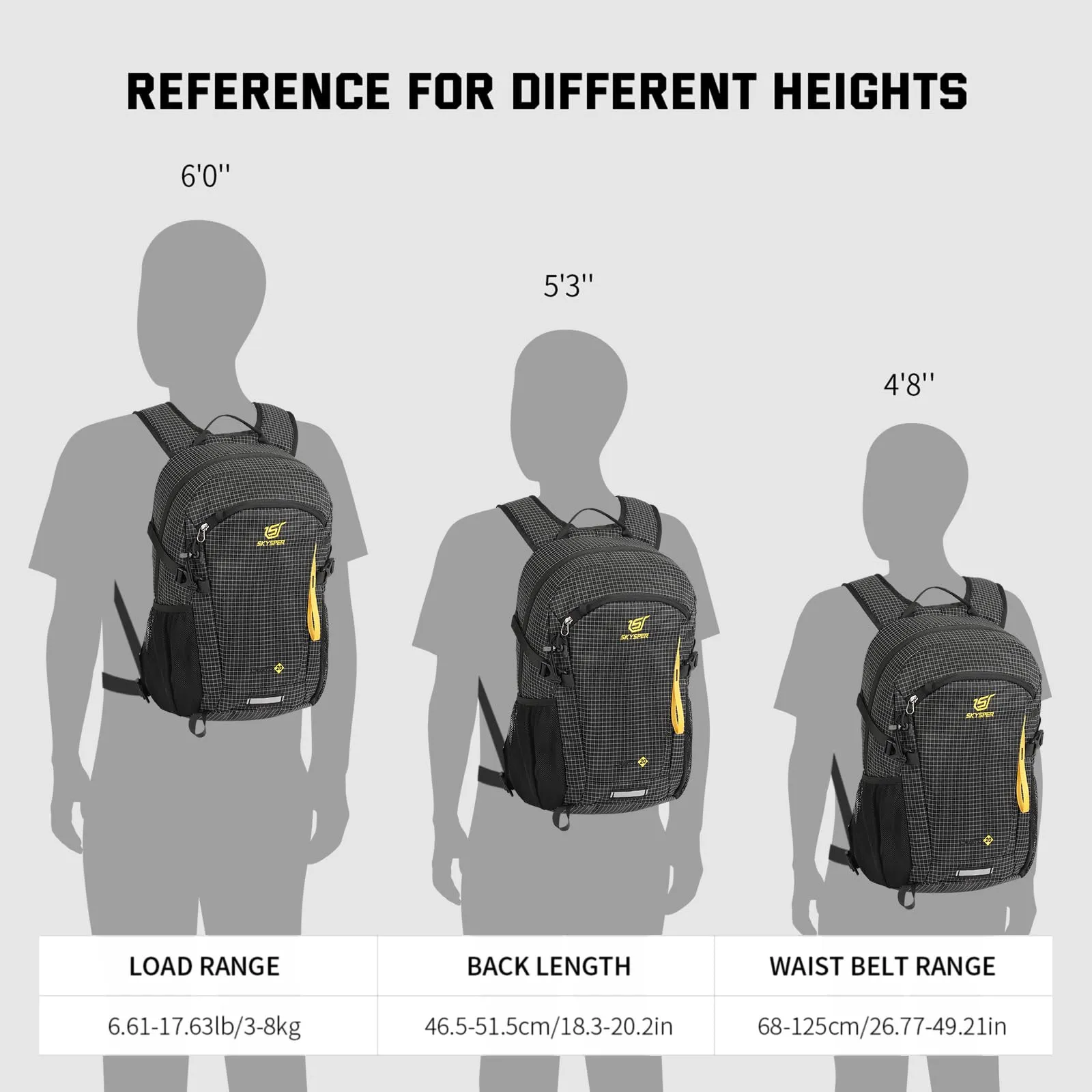 SKYSPER Zaino da Hiking 20L - immagine 7
