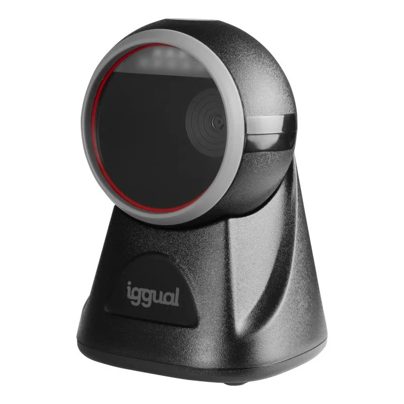 Lettore codici a barre fisso iggual L2DUSB-S-AX 1D 2D CMOS USB Ethernet Nero IP52 - immagine 1