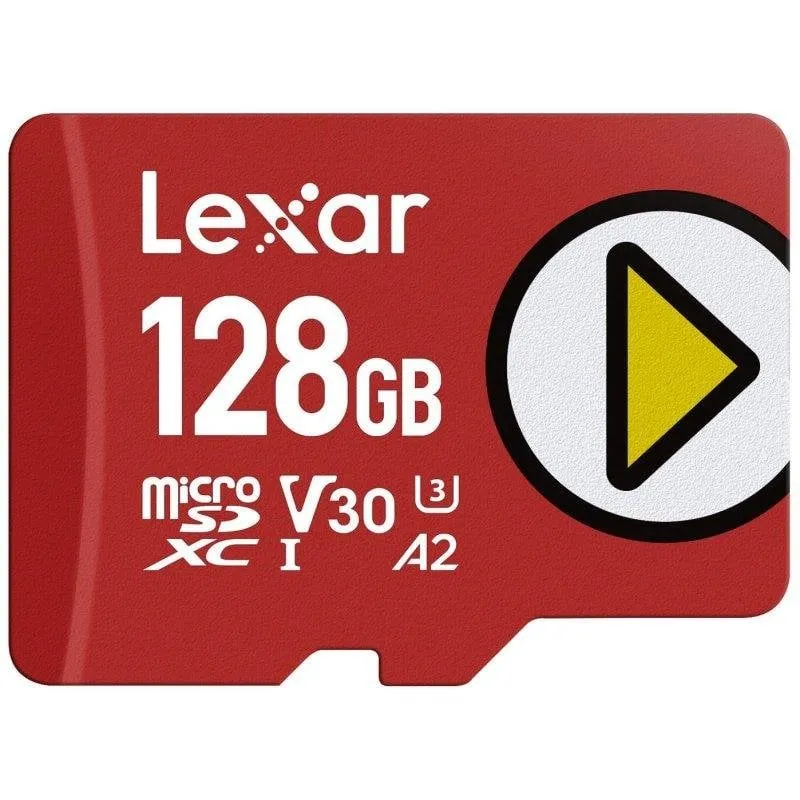 MicroSDXC Lexar 128 GB UHS-I U3 V30 A2 205 MB/s 140 MB/s Rosso - immagine 1