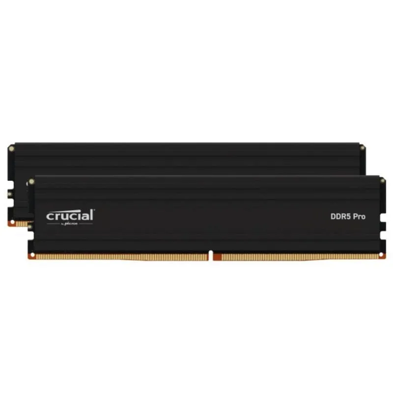 Memoria RAM Crucial Pro CP2K16G60C48U5 32GB 2x16GB DDR5 6000MHz CL48 Intel XMP AMD EXPO Dissipatore - immagine 1