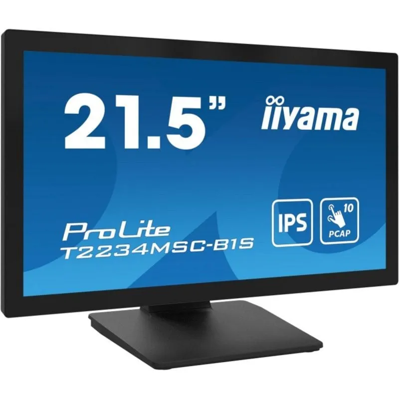 Monitor iiyama ProLite T2234MSC-B1S 21.5" FullHD IPS Touchscreen 8ms Audio IP65 - immagine 1