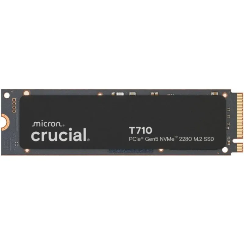 Disco Duro Crucial 2TB M.2 PCIe 5.0 14500MB/s T710 + Dissipatore Termico Premium - immagine 1