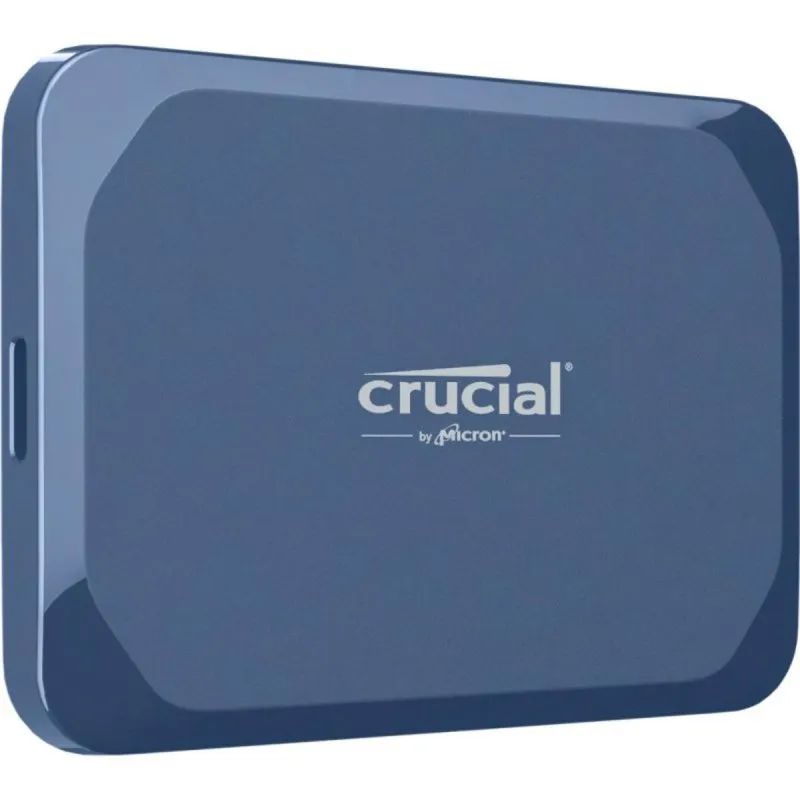 Disco Duro Crucial 1TB SSD 2100 MB/s X10 USB 3.2 Gen 2x2 Azul Resistente IP65 - immagine 1