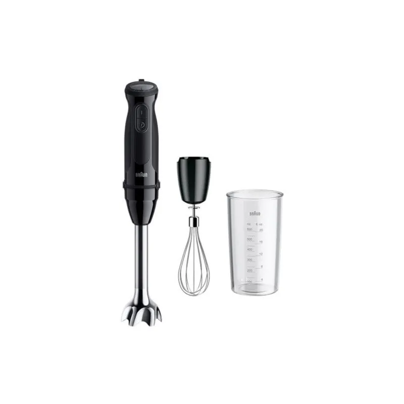 Frullatore a immersione Braun MultiQuick 5 MQ 50051 M 1000W 21 velocità Nero acciaio inox - immagine 1