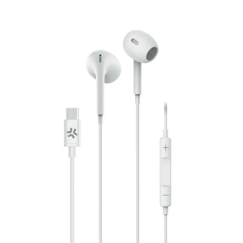 Auricolari Celly UP1300TYPECWH con cavo USB-C In-ear per chiamate e musica Bianchi - immagine 1