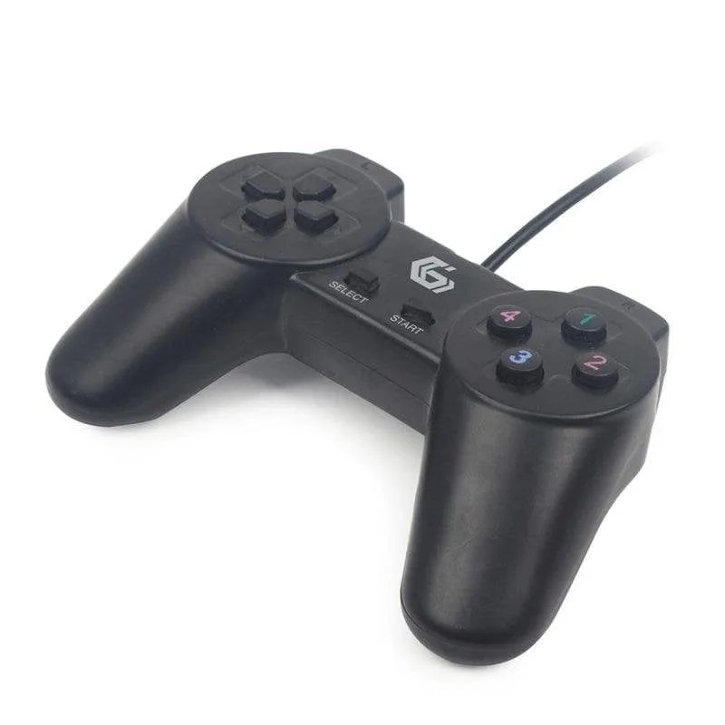 Gamepad Gembird JPD-UB2-01 PC Cablato USB 2.0 Nero D-pad Ergonomico - immagine 1