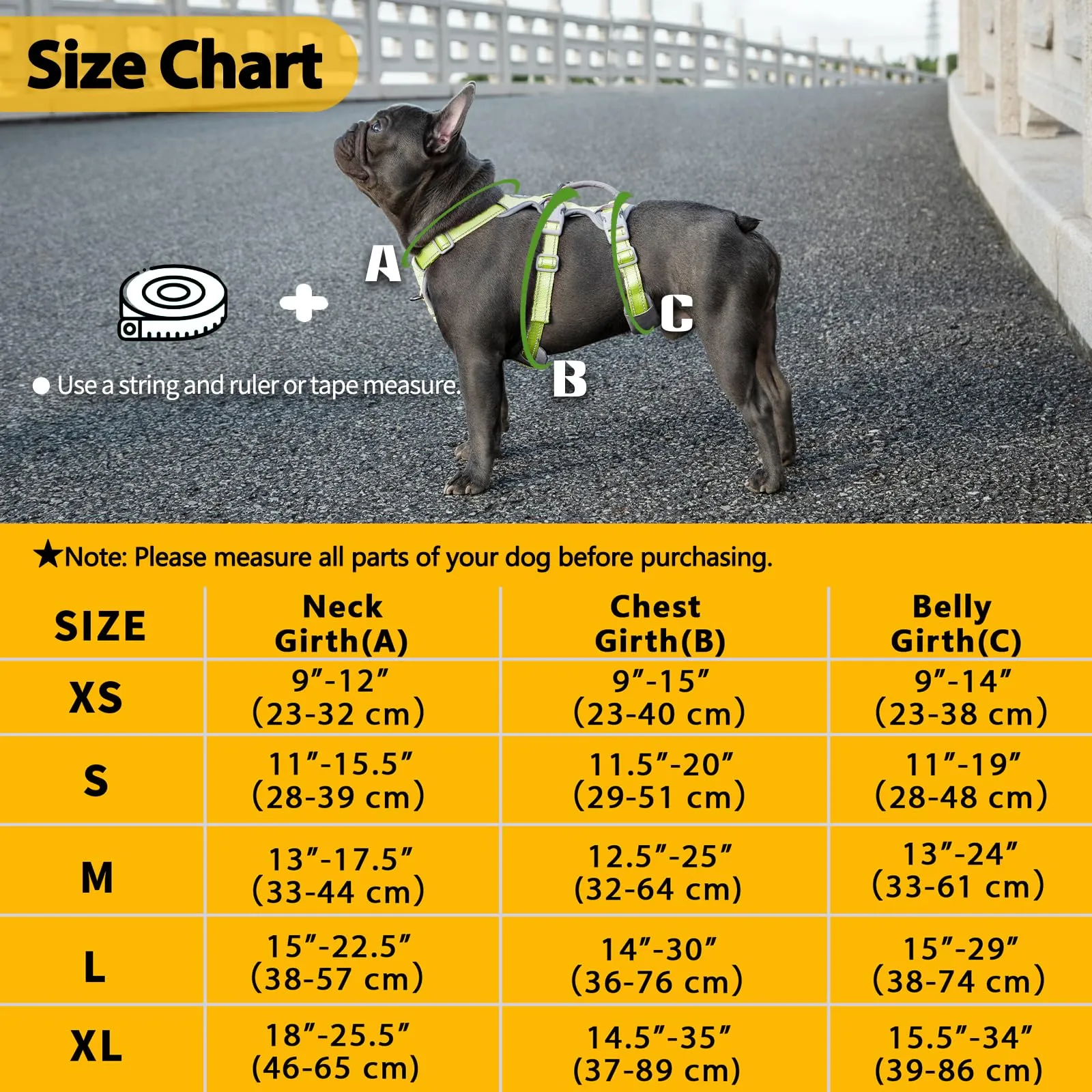 Huntboo Pettorina per cani a prova di fuga, pettorina per cani anti-fuga, pettorina completamente riflettente con impugnatura imbottita, traspirante, resistente e regolabile per cani - immagine 6