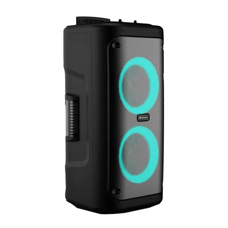 Altoparlanti Denver Portatili Wireless e cablati 400W con Bluetooth e LED multicolore - immagine 1