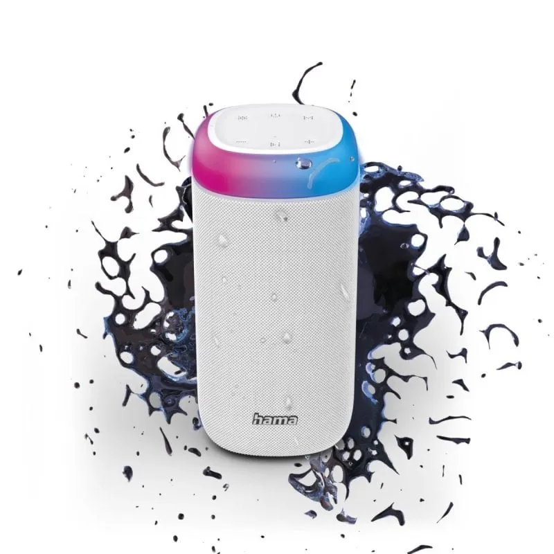 Altoparlanti Hama Wireless stereo 30W con Bluetooth 5.0, IPX4 e LED RGB - immagine 1