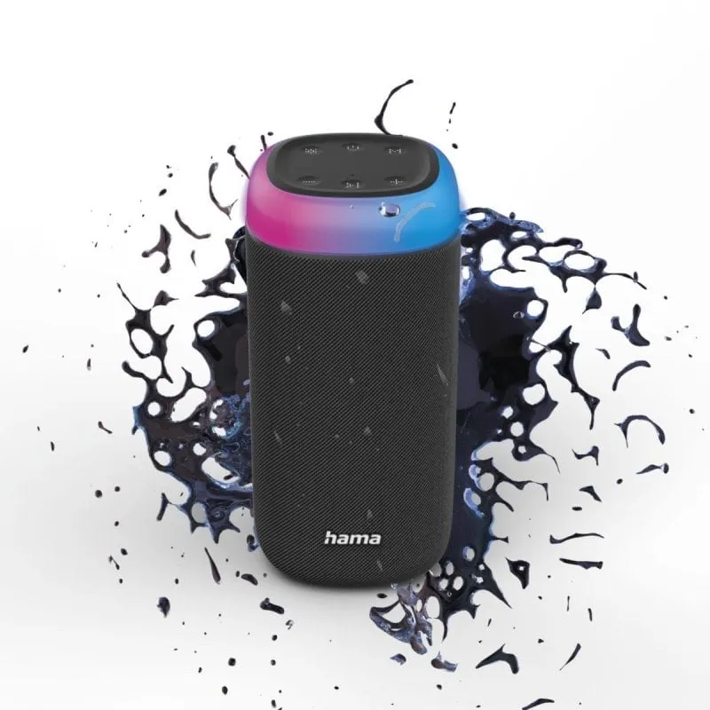 Altoparlanti Hama Portatile Wireless 30W con Bluetooth 5.0 e LED IPX4 - immagine 1