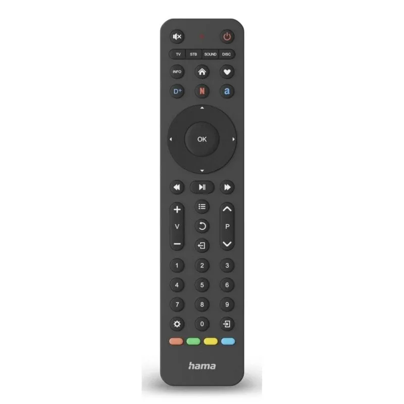 Telecomando universale One For All URC 1316 compatibile TV Hisense, nero, tasti fisici, 2x AAA - immagine 1