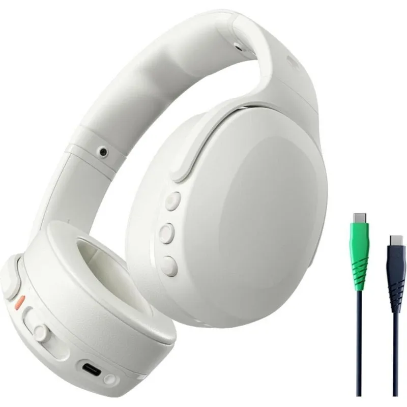 Cuffie Bluetooth wireless Skullcandy Crusher EVO per chiamate e musica con bassi sensoriali - Bianco - immagine 1
