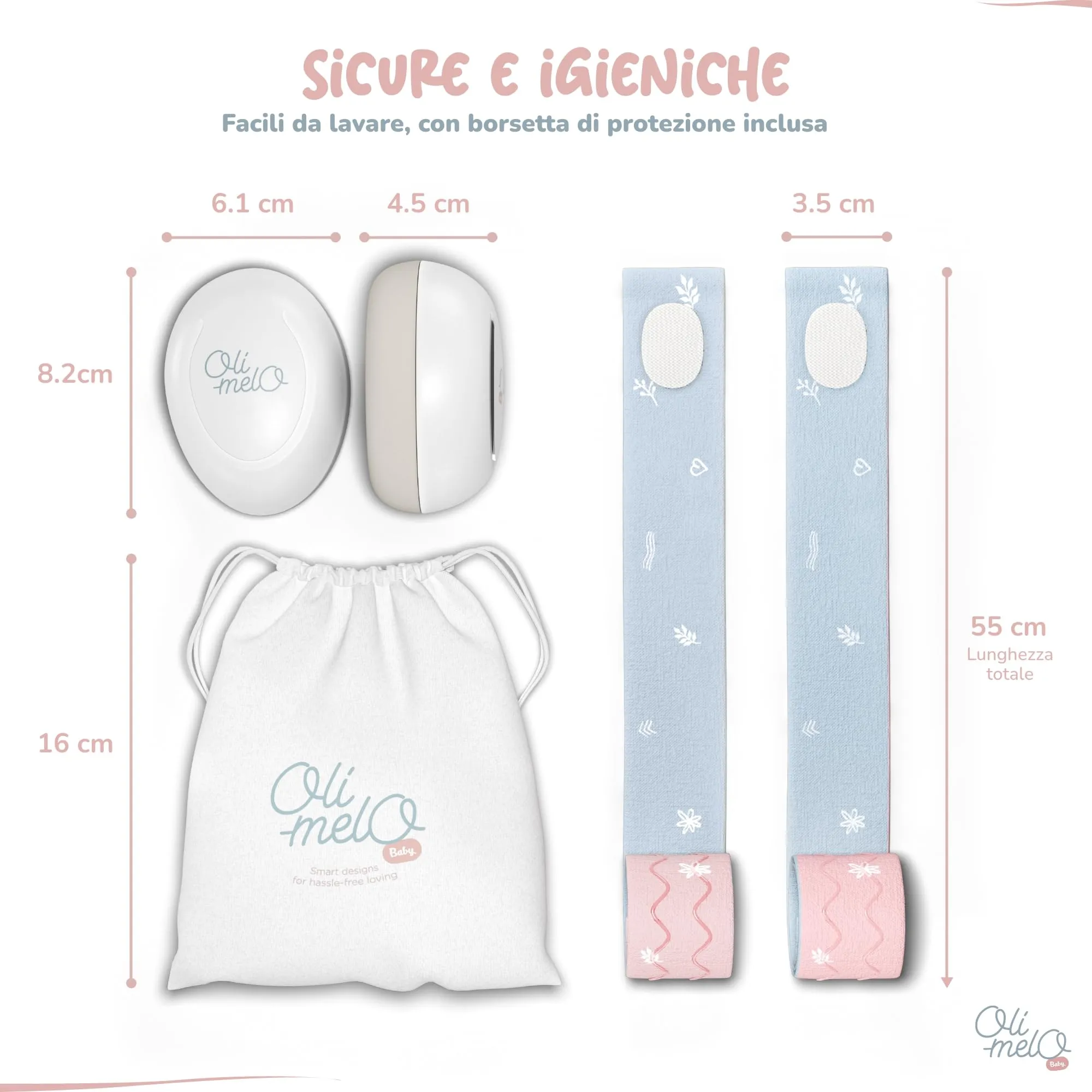 Oli-Melo Cuffie Neonato Antirumore per Proteggere l'Udito Fino a 34dB - CE - immagine 6