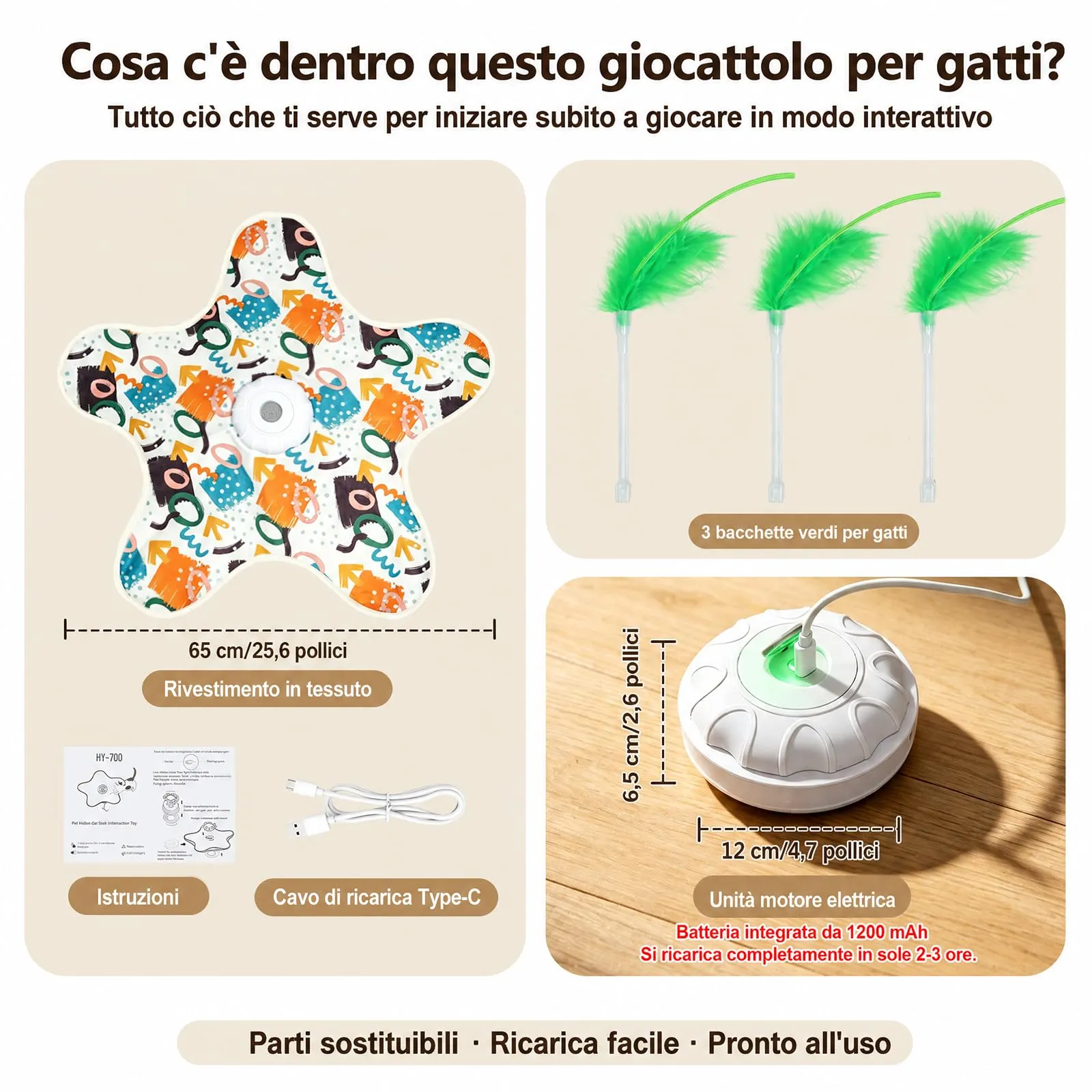 Giochi Interattivi per Gatti, Gioco Automatico a Nascondino per Gatti - immagine 6
