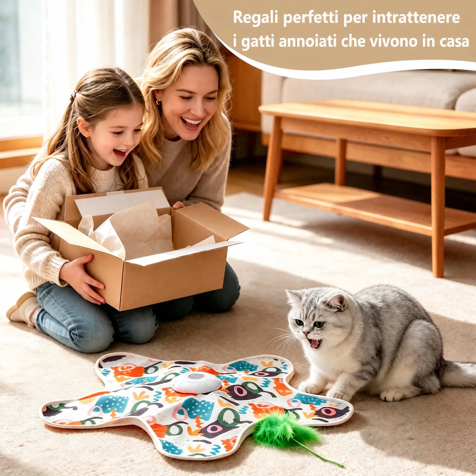 Giochi Interattivi per Gatti, Gioco Automatico a Nascondino per Gatti - immagine 8