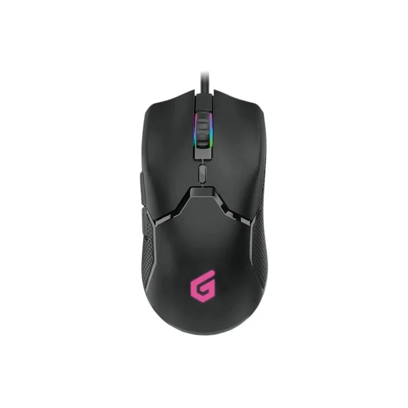 Ratón Conceptronic DJEBBEL05B USB tipo A 7200 DPI Negro RGB 6 Botones - immagine 1
