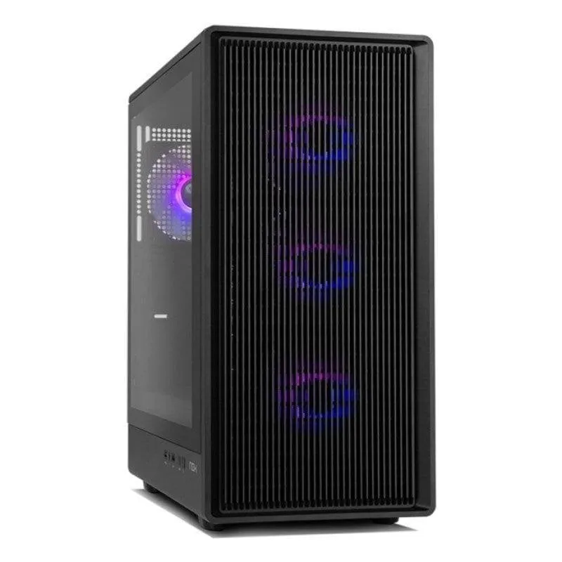 Torre ATX Nox Infinity IOTA Mesh ARGB Nero 4x120 mm Vetro Temperato - immagine 1