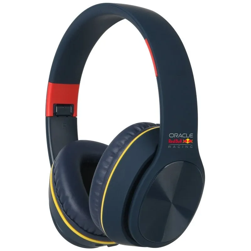 Auricolari Red Bull wireless Bluetooth con microfono, batteria 18h, USB-C, pieghevoli neri - immagine 1