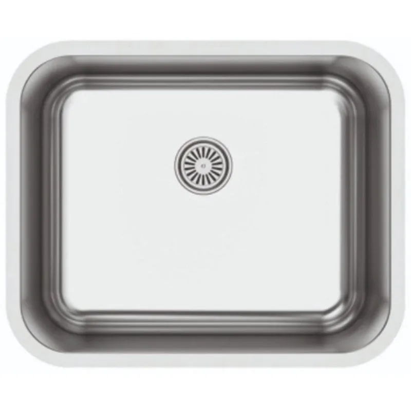 Lavello incasso sottopiano CATA CBP 50-40, acciaio inox, 1 vasca, quadrato, 545 x 445 mm - immagine 1