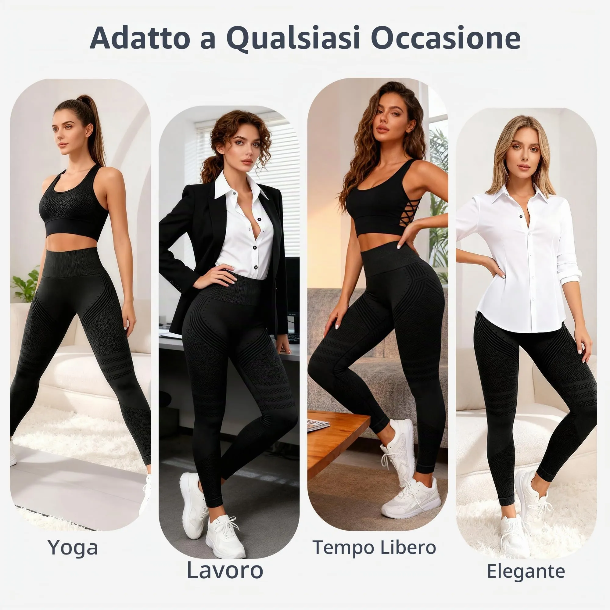 Leggings anti cellulite da donna, anti cellulite, compressione leggings, dimagrante, push up a vita alta, pantaloni sportivi yoga fitness, bordeaux, XL - immagine 6