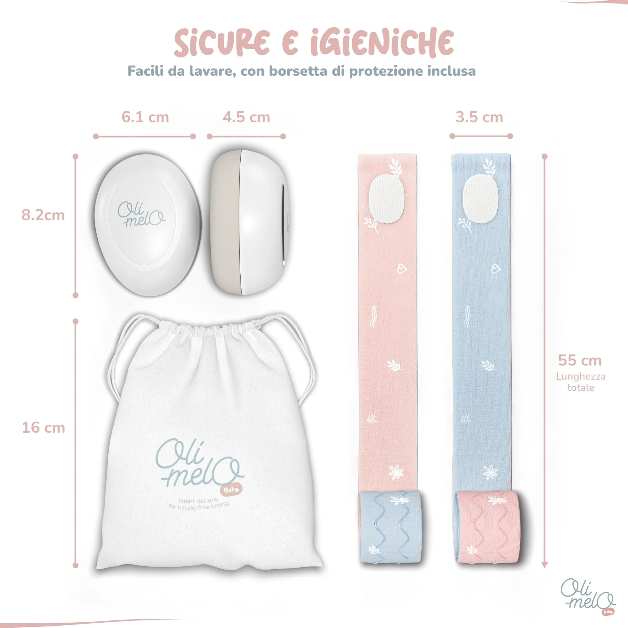 Oli-Melo Cuffie Neonato Antirumore per Proteggere l'Udito Fino a 34dB - CE - immagine 6