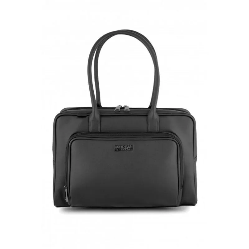 Borsa a tracolla elegante per notebook 13/14 pollici, comparto protettivo, nero, 937 g - immagine 1