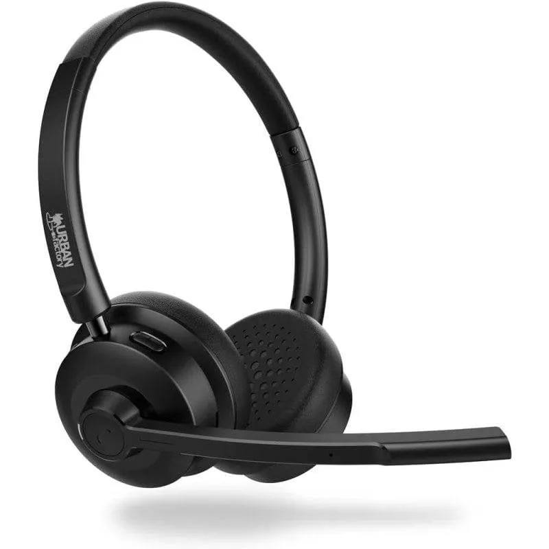 Cuffie Urban Factory Movee Bluetooth 5.3 Wireless per Ufficio Nero - immagine 1