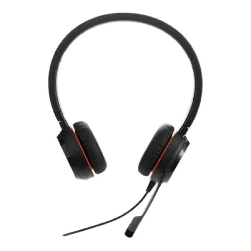 Auricolari Jabra Evolve 30 II con cavo USB-A/USB-C, microfono con cancellazione del rumore, neri - immagine 1