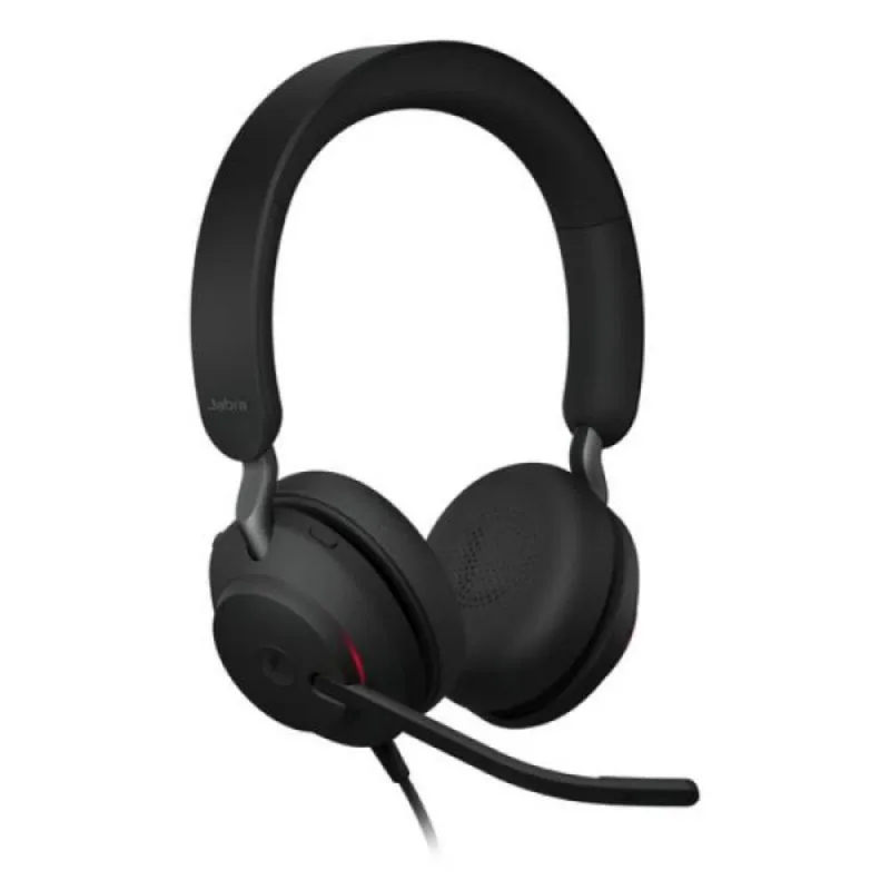 Auricolari Jabra Evolve2 40 Se stereo con cavo USB-C/A per UC, microfono integrato nero - immagine 1