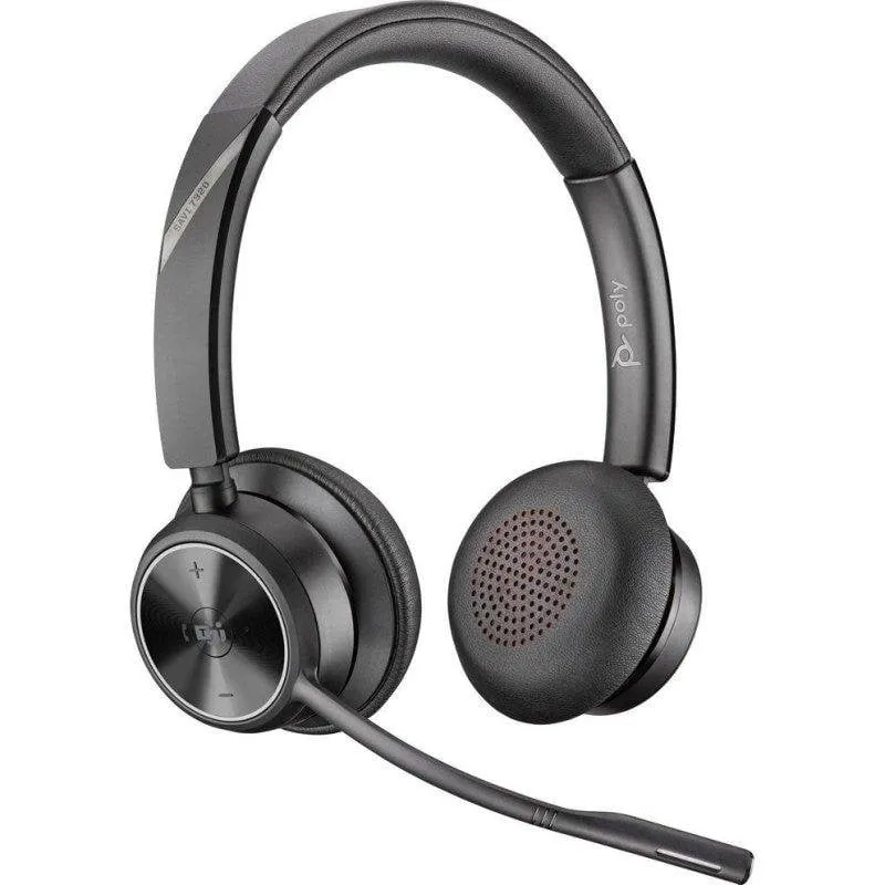 Auricolari HP Poly Savi 7320 Wireless DECT per Ufficio e Call Center con Cancellazione Rumore Neri - immagine 1