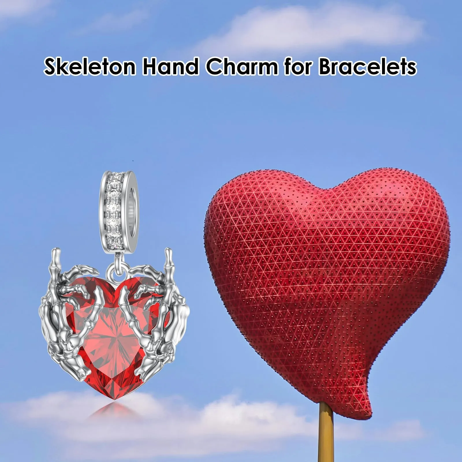 Charm ROMANTICWORK Koala/Maiale/Mucca delle Highlands/Scimmia/Leone/Volpe/Colibrì/Tigre/Panda Rosso per Bracciali in Argento Sterling 925, Gioielleria con Animali, Idee Regalo per Donne - immagine 3