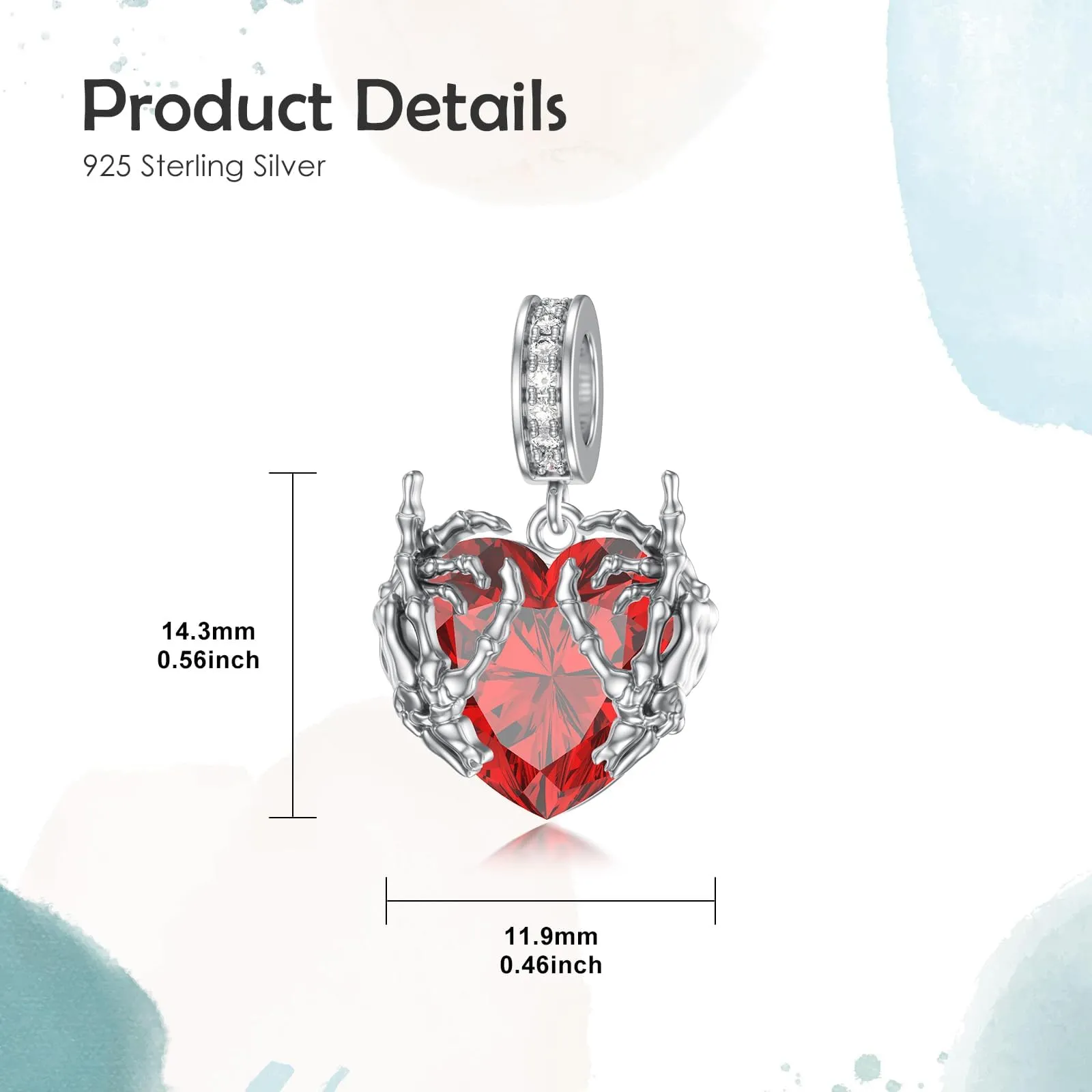 Charm ROMANTICWORK Koala/Maiale/Mucca delle Highlands/Scimmia/Leone/Volpe/Colibrì/Tigre/Panda Rosso per Bracciali in Argento Sterling 925, Gioielleria con Animali, Idee Regalo per Donne - immagine 4