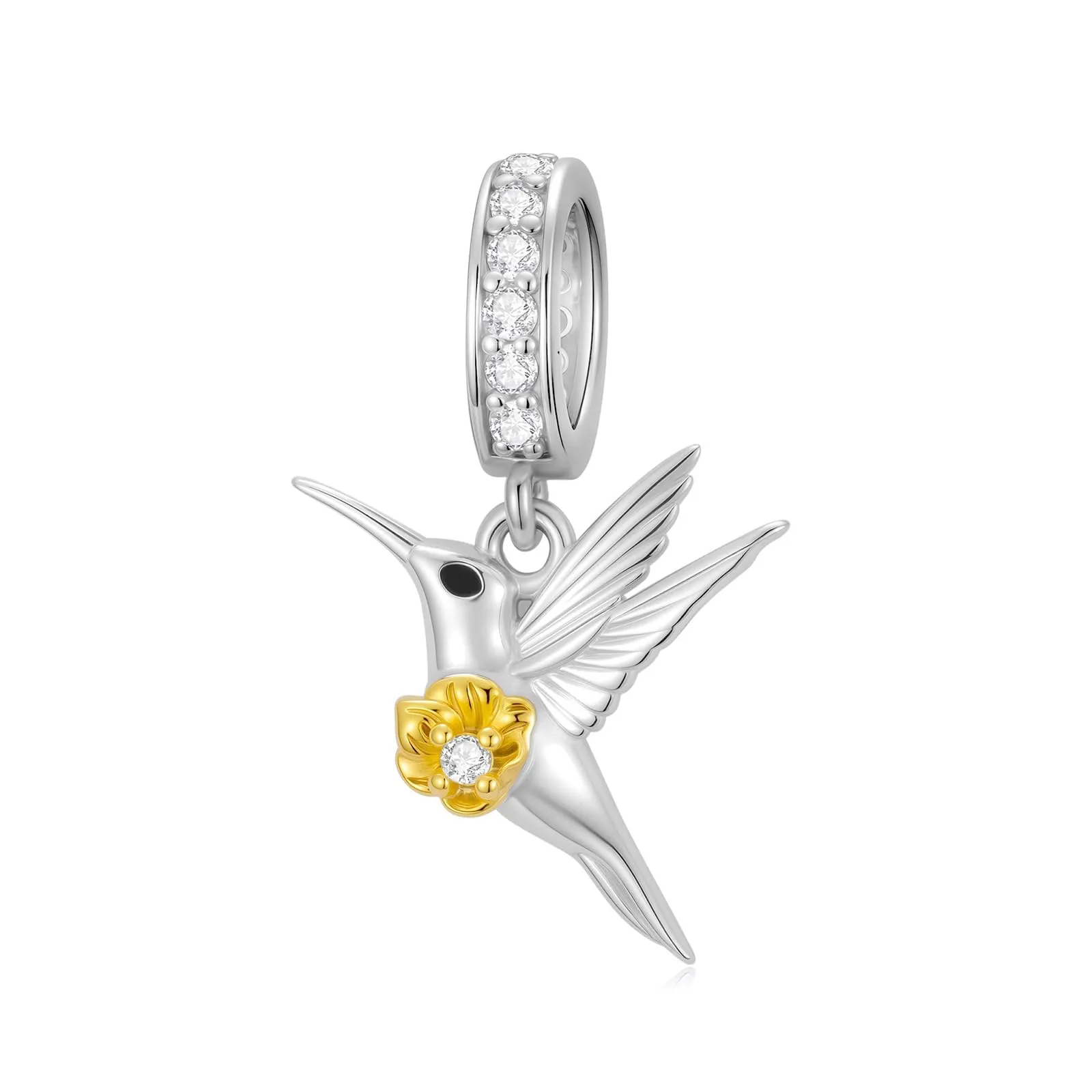 ROMANTICWORK Gioielli da donna, in argento Sterling 925, koala, maiale, gatto, colibrì, mucca, leone, volpe, scimmia, teschio, mano, tigre, panda rosso, gioielli da donna, in argento Sterling - immagine 1