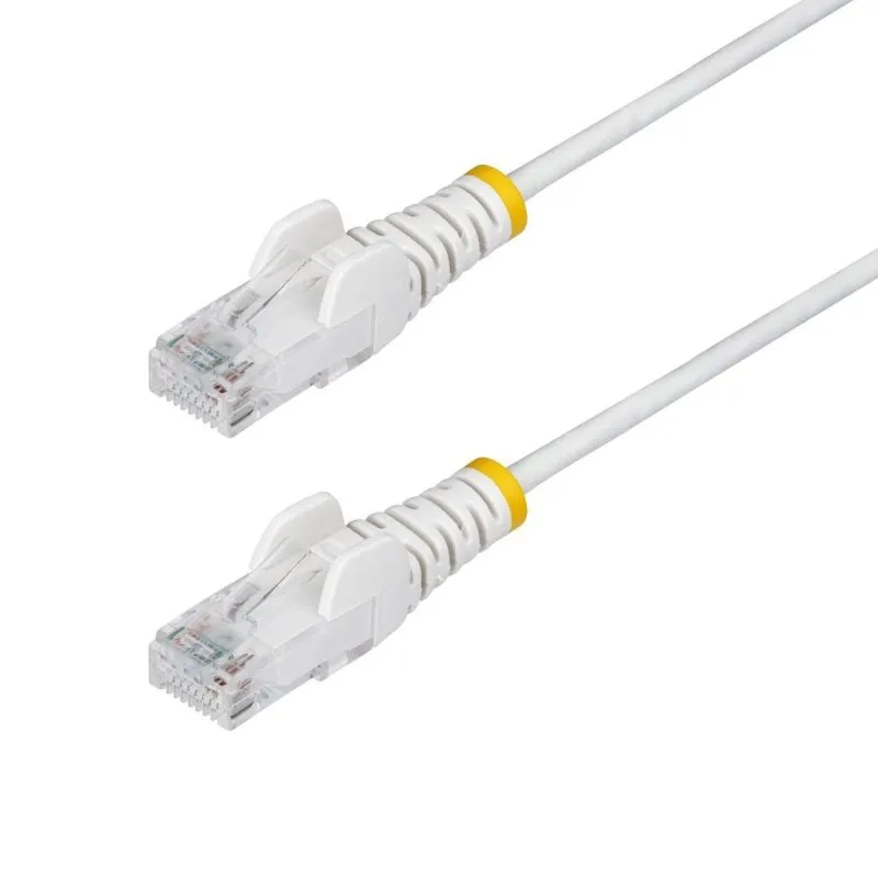 Cavo di rete StarTech.com CAT6 Slim bianco 15m RJ-45 Plug&Play PoE++ LSZH 28AWG - immagine 1