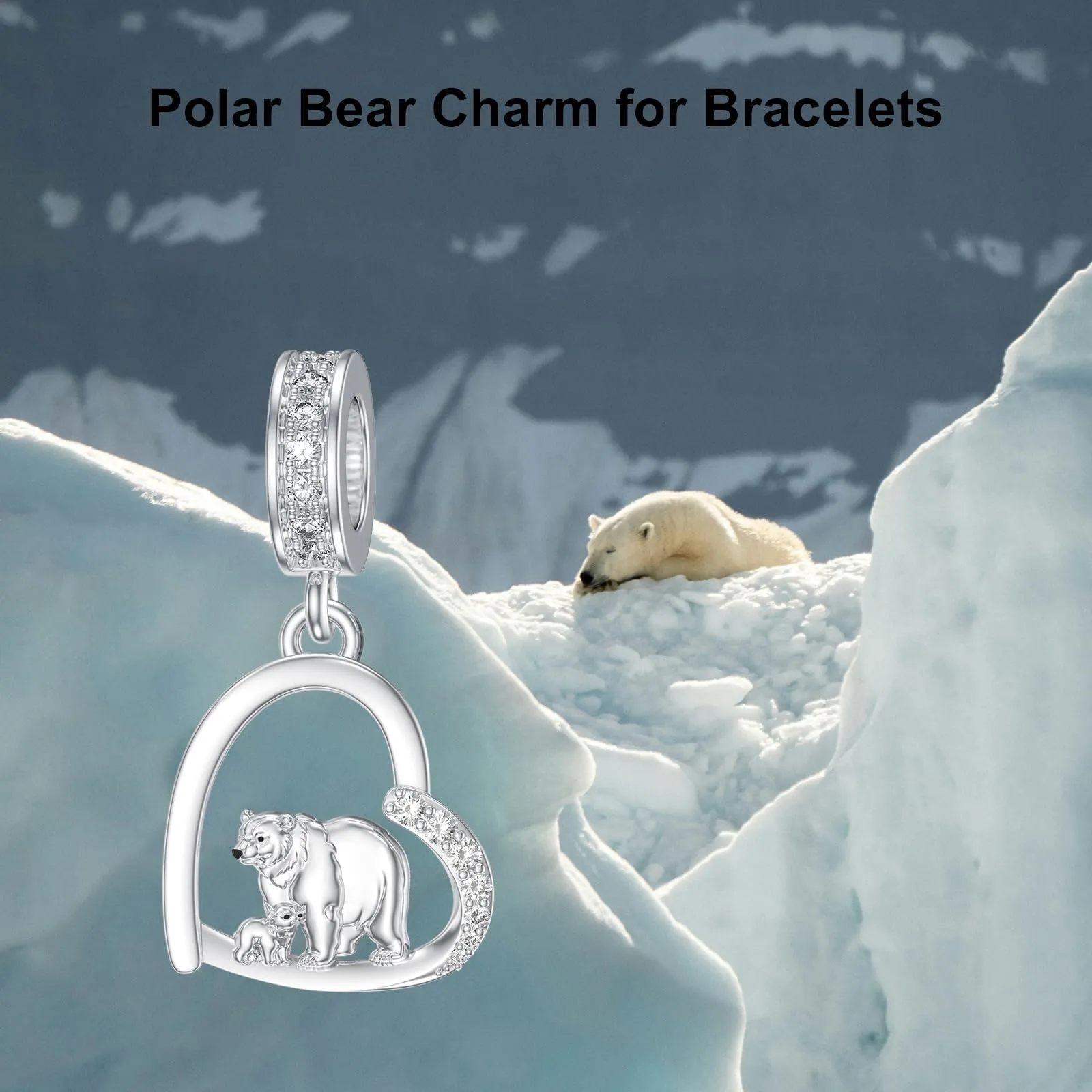ROMANTICWORK Ciondoli a forma di koala, maiale, mucca delle Highland, scimmia, leone, volpe, colibrì, tigre, panda rosso per bracciali, in argento Sterling 925, ciondoli animali - immagine 7