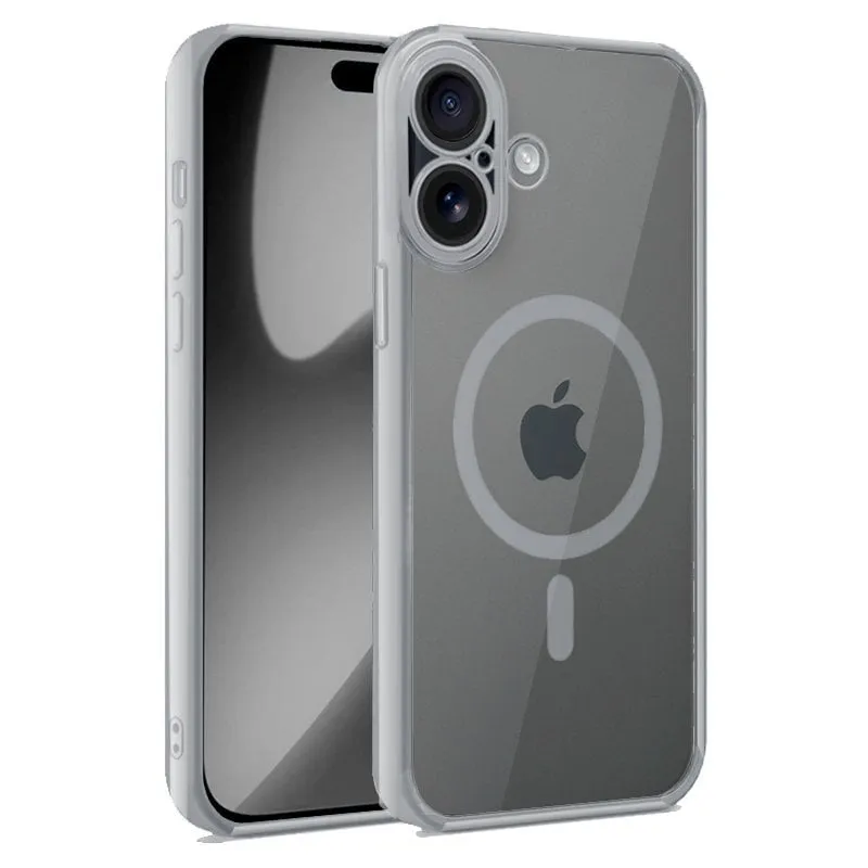Custodia fantastica per iPhone 17 con bordo magnetico argentato - immagine 1
