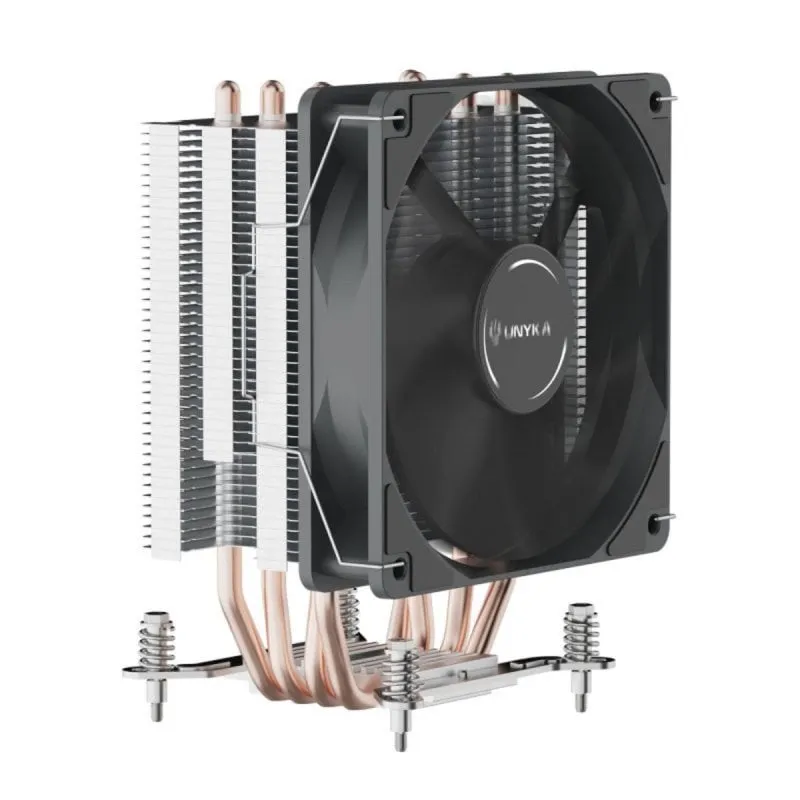 Refrigerazione Aria Unykach Socket LGA1700/AM4 120mm UNYCOOL H40 4 Heatpipe PWM - immagine 1