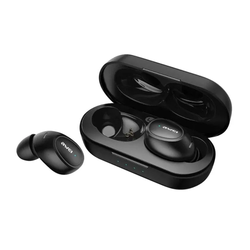 Auricolari Awei T16 True Wireless Bluetooth, Intrauricolari, Controllo Touch, Nero - immagine 1
