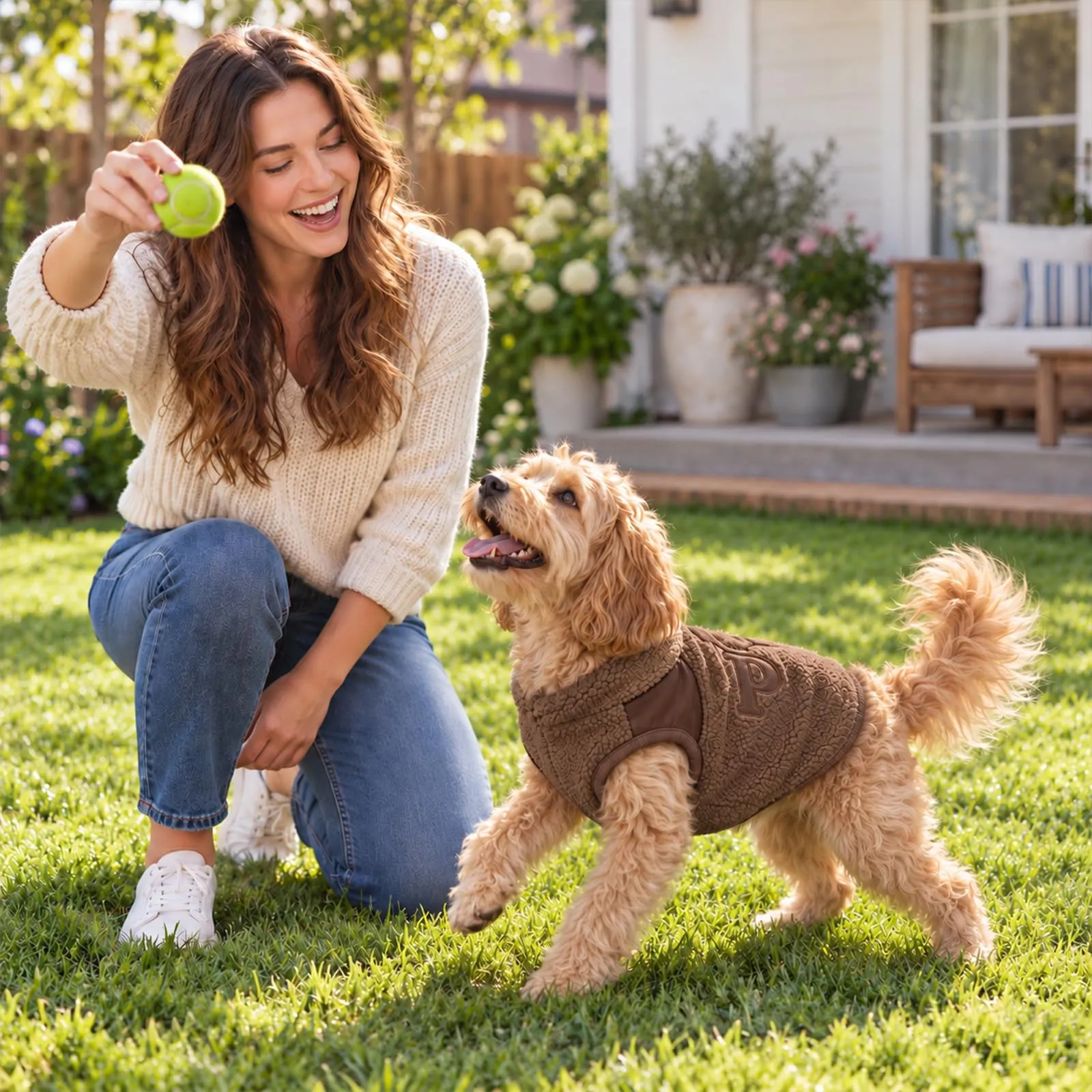DoggieKit Cappotto Cane Invernale Cappotto per Cani con Fodera in Pile - immagine 8