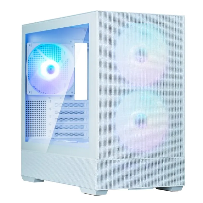 Zalman P30 Air Matx Case 3xvent 120mm Argb 2xusb 3.0 Bianco Senza Alimentatore - immagine 1
