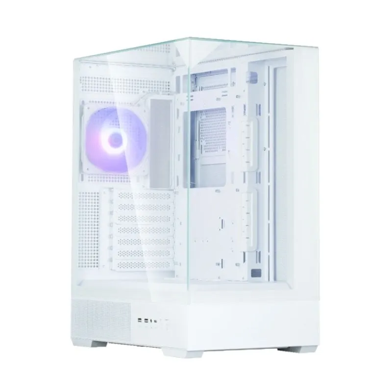 Zalman P40 Prism Atx Box 3xvent 120mm Argb 2xusb 3.0 Bianco Senza Alimentatore - immagine 1