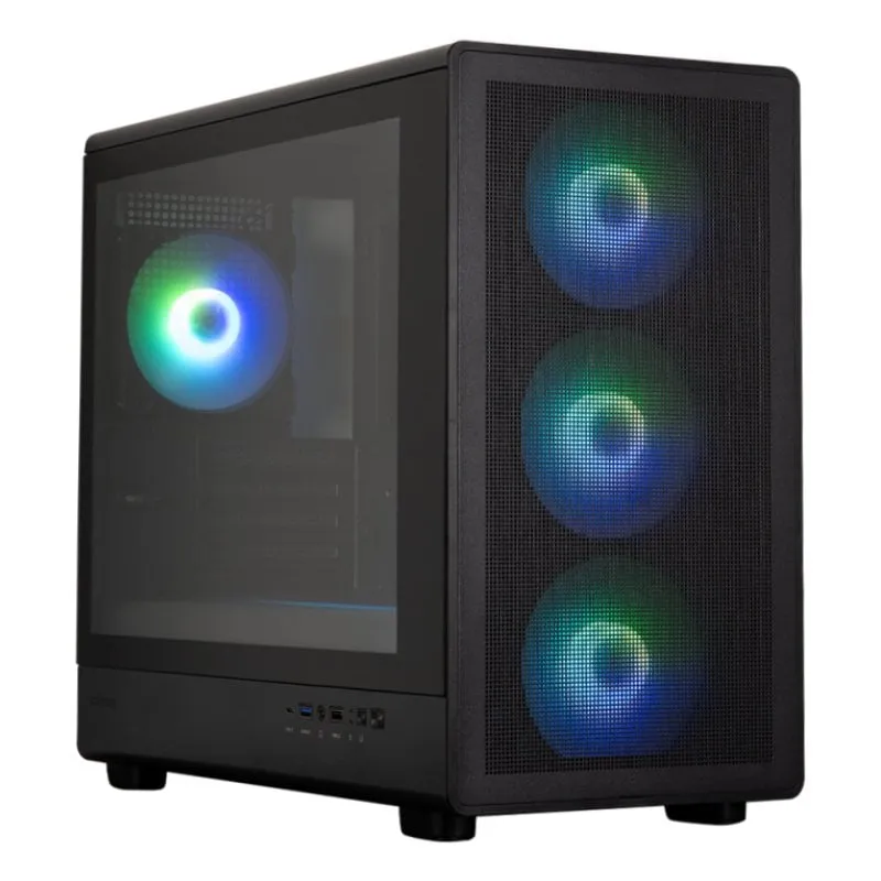 Zalman M5 Matx Case 4xvent 120mm Argb 2xusb 3.0 Nero Senza Alimentatore - immagine 1